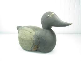 Antique Duck Decoy, Wood Duck, Hand Carved Duck, Decoy ...