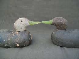 Factory Black Ducks, Pair, Original Paint, Circa 1940's ...