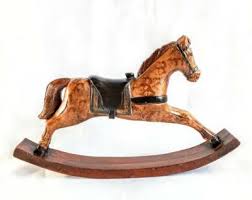 Large Resin Rocking Horse | eBay