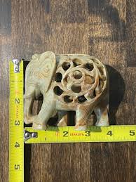 Soapstone Hand Carved Pregnant Elephant - Etsy