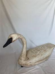 229: Large Swan Decoy by Charles Seidel Virginia Beach, VA ...