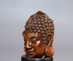 Chinese Handcrafted Boxwood Buddha Statue Decoration, Unique ...