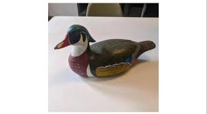 Vintage Wooden Duck Decoy | eBay