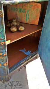 Hand-painted Cabinet Decorated With Octopuss Decoupage Motif ...