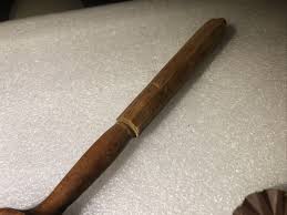 Primitive Wooden Spoon (hand Carved )+ Pie Crust Cutter ...