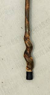 Vintage 31" Handcrafted Wood Twisted Vine Spiral Walking ...