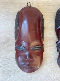 African masks in vintage ebony wood | Selency