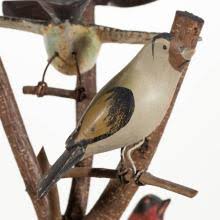 Sold at Auction: FOLK ART CARVED AND PAINTED WOOD ...