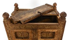 Sold at Auction: 17th Century Carved Bible Box Chest