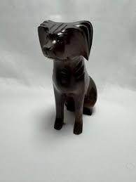 Wood Dog Figure | eBay