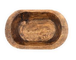 Hand Carved Mango Wood Serving Plate Bowl Tray 9" x 5 ...