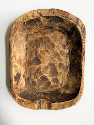 MEDIUM WOODEN DOUGH BOWL – Borphosis Interior