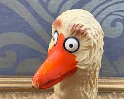 DCUK The Duck Co. Hand Carved Wood Figure Duck Statue 8" & 6 ...