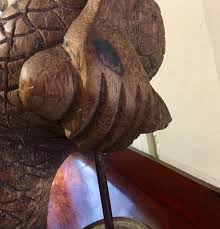 Vintage South Seas Carved Teak Mermaid For Sale at 1stDibs ...