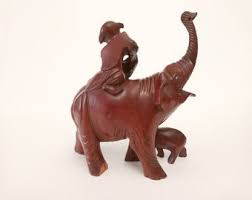 Vintage Chinese Wood Sculpture of Elephants and Warrior Circa 1950 Detailed Hand Carved Wooden Figure of Chinese Man and Elephants - Etsy