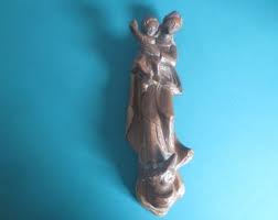 Vintage Antique Hand Carved Handcrafted Lady Madonna the ...