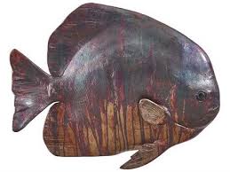 Phillips Collection Copper Patina Australian Batfish Fish 3D ...