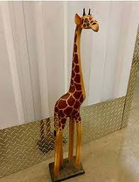 Large Vintage Giraffe Topiary 5.5ft Tall