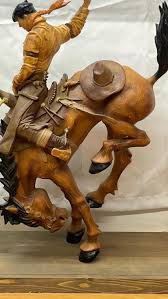 Pendleton whiskey advertisement carved wood and hand painted at 1stDibs