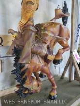 Sold at Auction: Pendleton Whiskey Advertisement Bar Sign 6'7"T on Stand Can be Removed