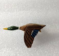 Mallard Duck Painted Carved Neckerchief Slide Boy Scouts of ...