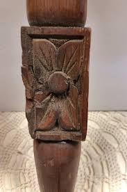 ONE Vintage Wood Spindle SP-063 - Etsy