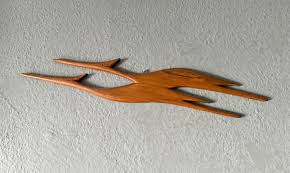 Vintage Teak Wall Relief True Vintage 60s - Etsy Norway