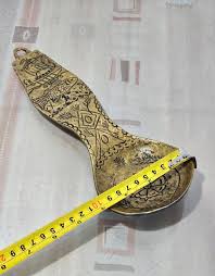 Antique Wall Spoon in Very Heavy Solid Brass, Rare Vintage ...