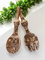 Large Fork and Spoon Wall Decor - Etsy