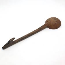 Notched Handle Primitive Wooden Spoon or Ladle – critical EYE Finds