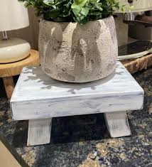 Rustic Wooden Display Riser: Countertop Shelf or Plant Stand ...