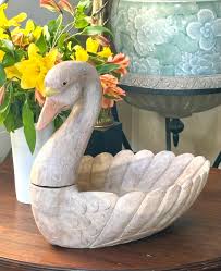 Large Wooden Swans - Etsy