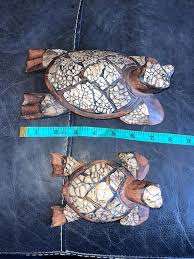 Wooden Carved Turtle Figurines Made in Indonesia Rare Unique Set of Two Great Gift - Etsy