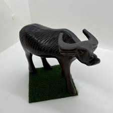 Vintage Carved Ironwood Water Buffalo - Etsy