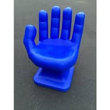Cobalt Blue LEFT Hand Shaped Chair 32" Tall Adult Size 70's Retro EAMES Icarly NEW - Etsy