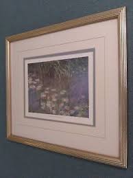 2 Claude Monet Paintings In Gold-tone Glass Frame Bridge Over... & Water Lillies | eBay