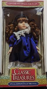 Classic Treasures Genuine Fine Bisque Porcelain Doll Special ...