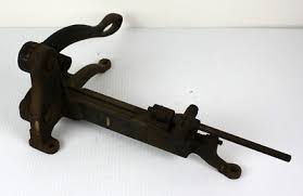 Antique H. B. Rouse Slug Block Cutter, Patent May 22, 1900, Chicago Cast Iron | eBay