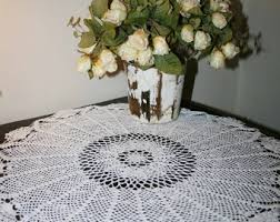 Handmade Round Crochet Doily-dentelle-lace Doilies-linen-gift for Bride-vintage Wedding- Tablecloth-table Topper - Etsy