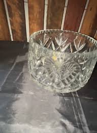 Vintage Coronation Hand-Cut Lead Crystal Bowl – Diamond & Star Pattern – Poland | eBay Australia