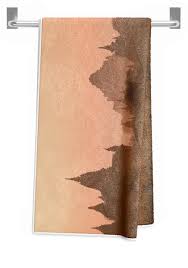 Dawn in Burma #1 Beach Towel by Michele Burgess - Michele Burgess Official Website