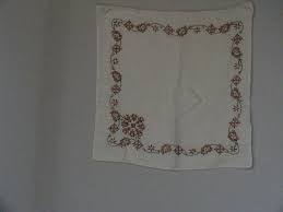 Table Cloth and Napkins,Hand Embroidered Floral Design,TBC&N ...