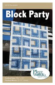 Block Party Quilt Pattern pdf | PieceWorksQuiltShop