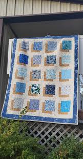 65x80 Blue Shadow Lap Quilt — Screen Door Quilt Shop