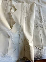 Bed Sheet Vintage 1900's Edwardian Linen Cutwork Embroidery Antique - Etsy Canada
