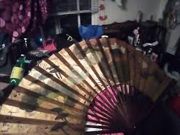 Large Japanese Hand Fan | eBay