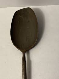 1-Spoon, Iron Metal, Unknown Pattern Antique, Star On Handle ...