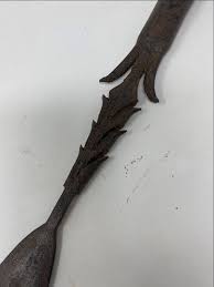Ancient Rare Iron Hand Forged Dagger Unusual Fine Shape Spear Bhala Lance Head | eBay
