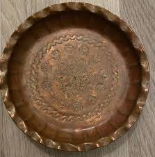 Rare Ottoman Turkish Copper Plate/bowl – Antique Hand-beaten ...