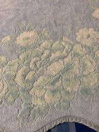 Vtg Fieldcrest Stately Homes Textured Floral Bath Towel Blue ...